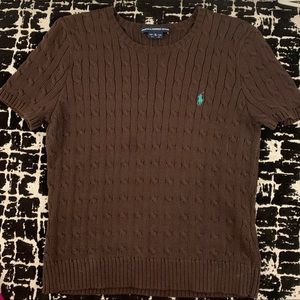 Ralph Lauren Sport Brown Sweater Shirt